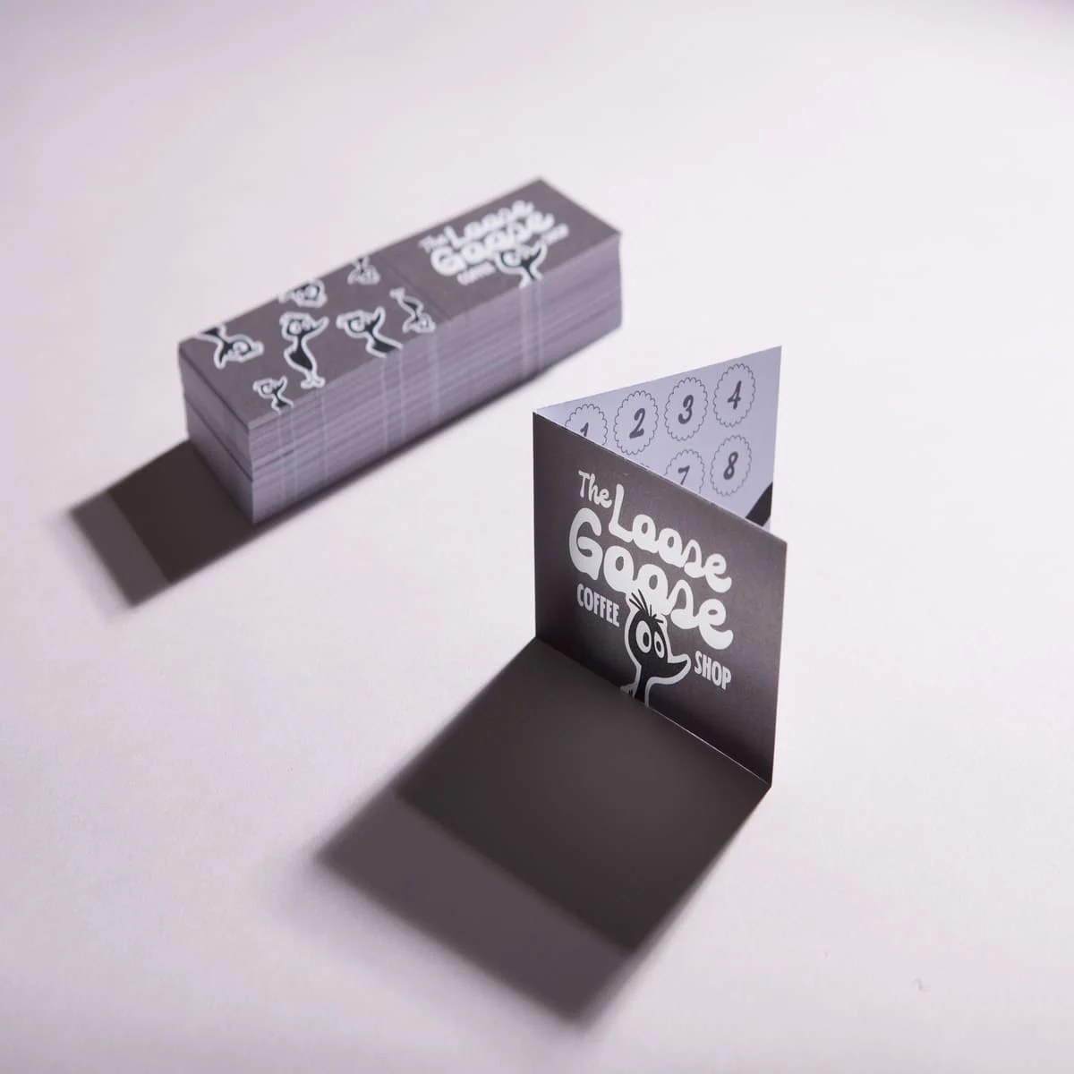 Folded Business Cards