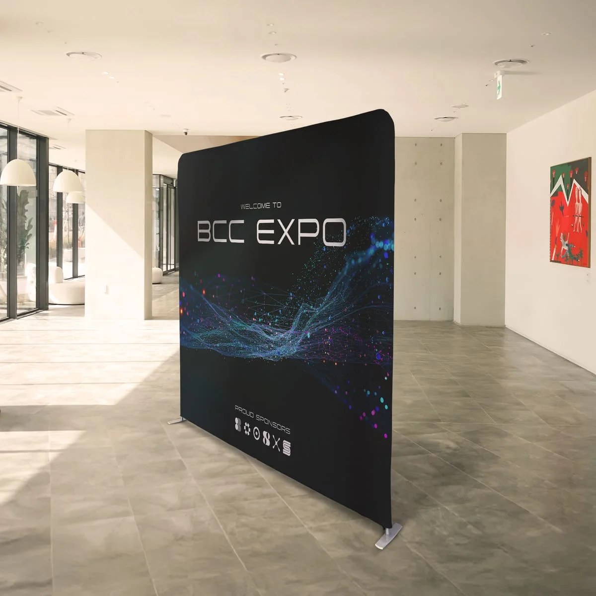 Stretch Fabric Display Stands - Straight