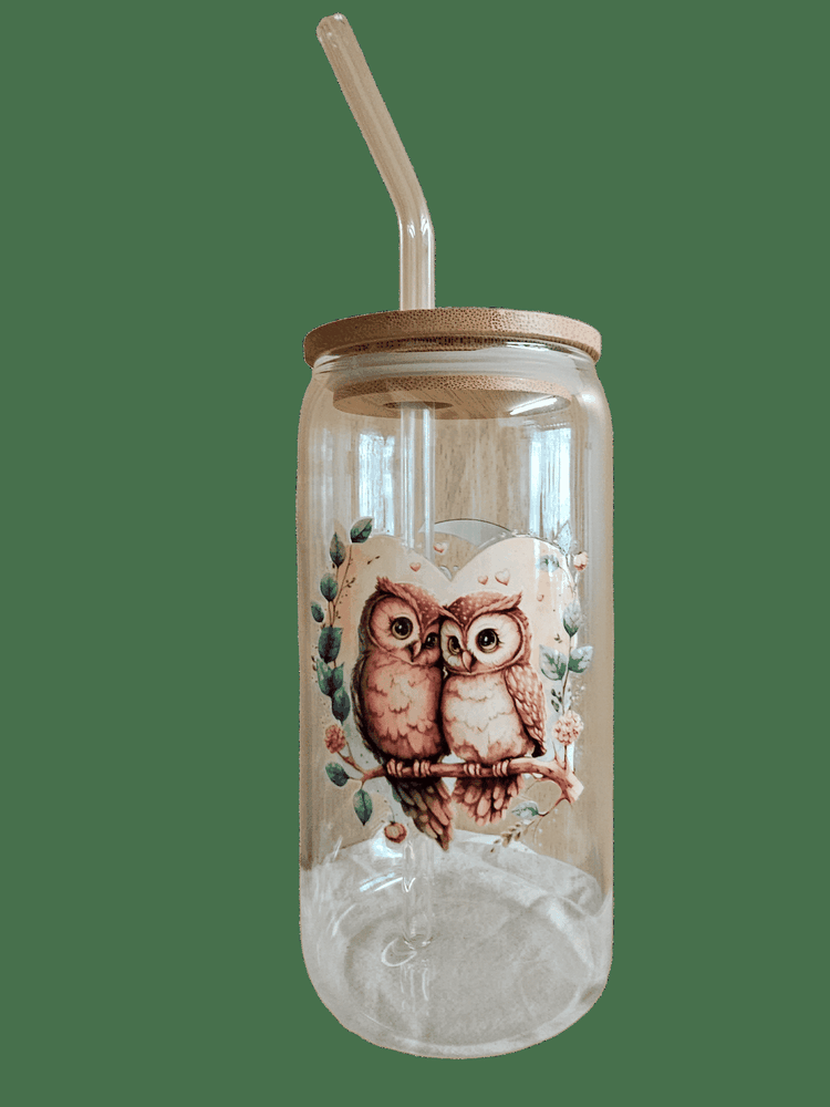 Mug printed with a personalised owl design